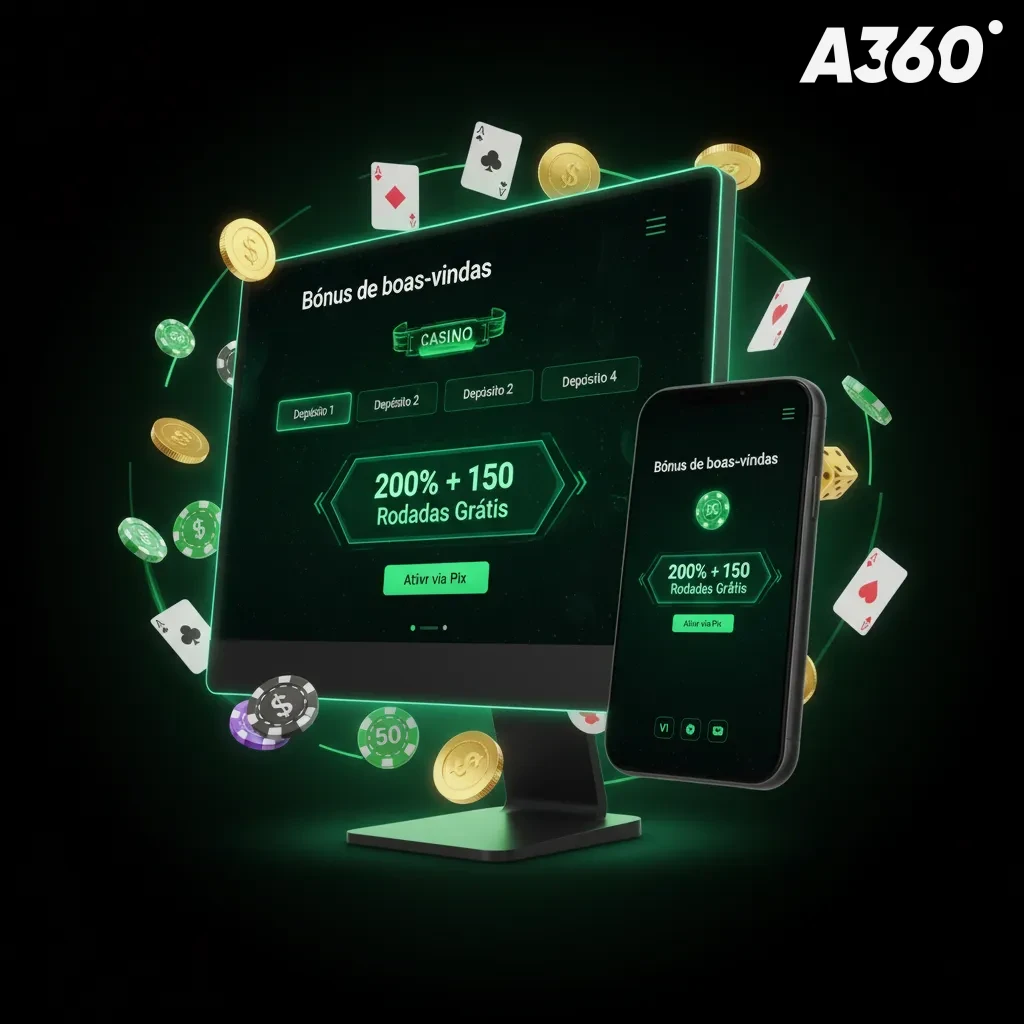 Bônus de boas‑vindas de cassino: até 200% nos 4 depósitos + 150 giros grátis; termos e rollover se aplicam.