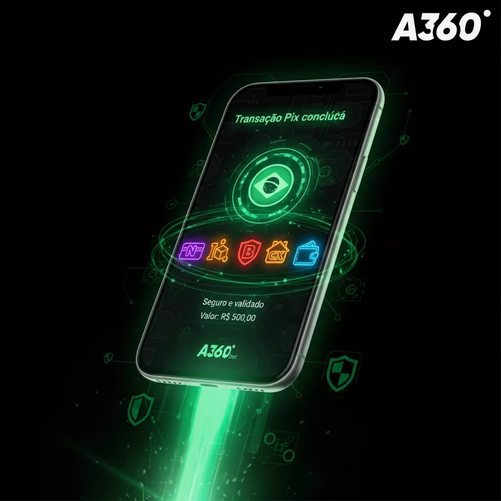 Smartphone com logo do Pix e cadeado, indicando pagamentos e saques rápidos e seguros em apps bancários e carteiras digitais
