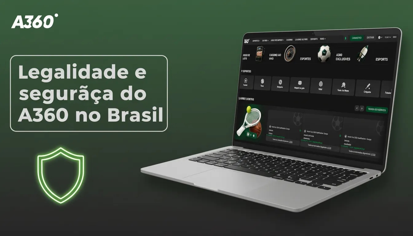Legalidade e segurança do A360 no Brasil: licença internacional, privacidade, jogo responsável, criptografia, KYC, limites