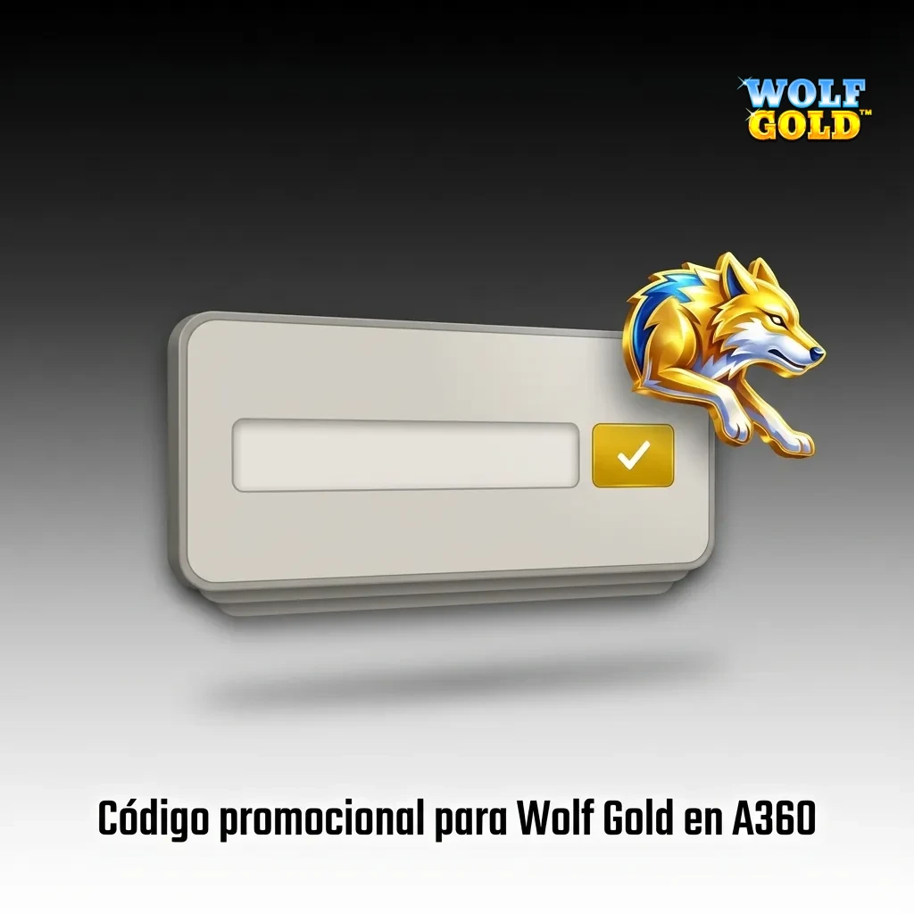 Promoción de Wolf Gold en A360 con código WOLFGOLDBR. Úsalo al registrarte o en perfil. Revisa términos y validez.