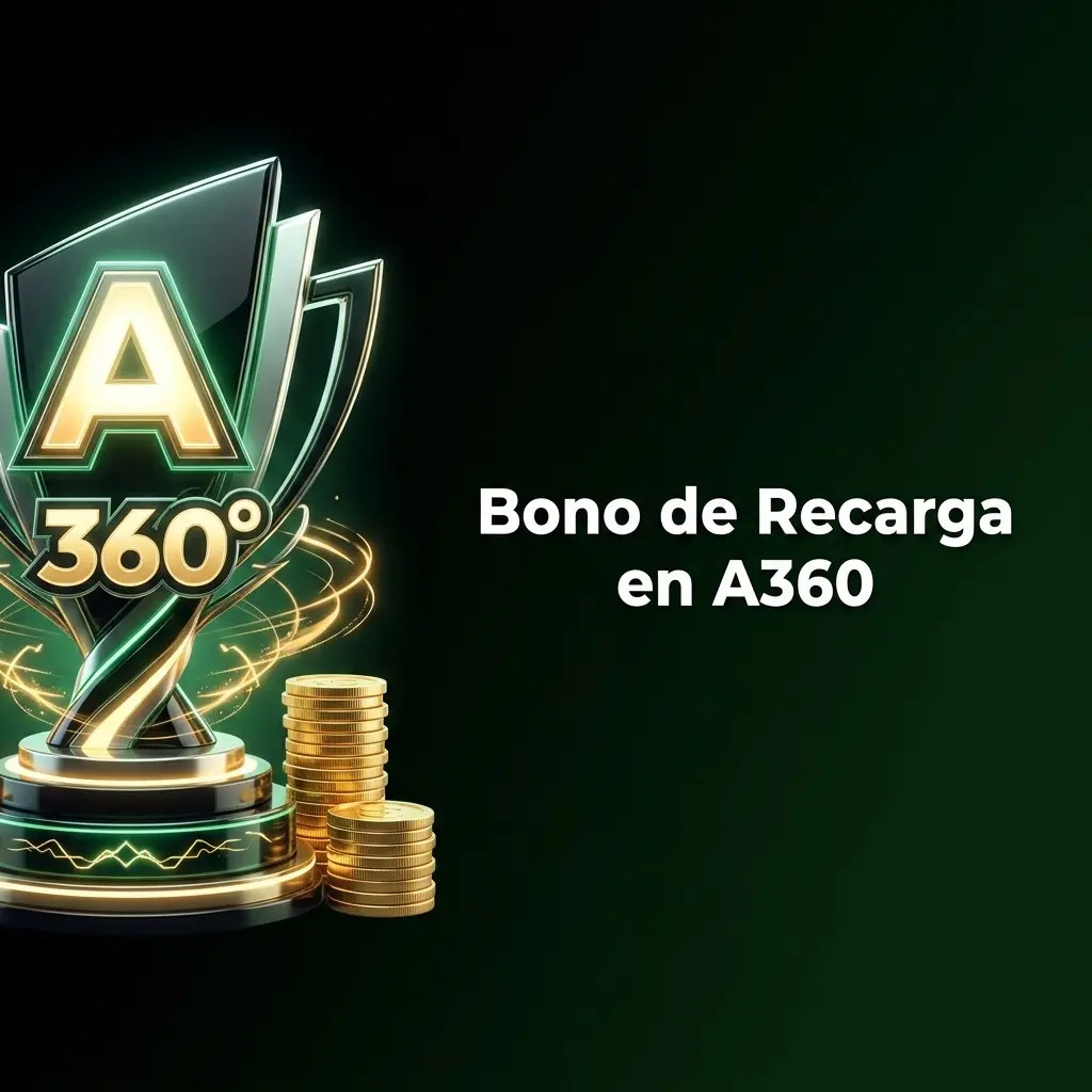 Bono de recarga en A360 para jugadores activos con depósitos adicionales y porcentajes extra por promoción
