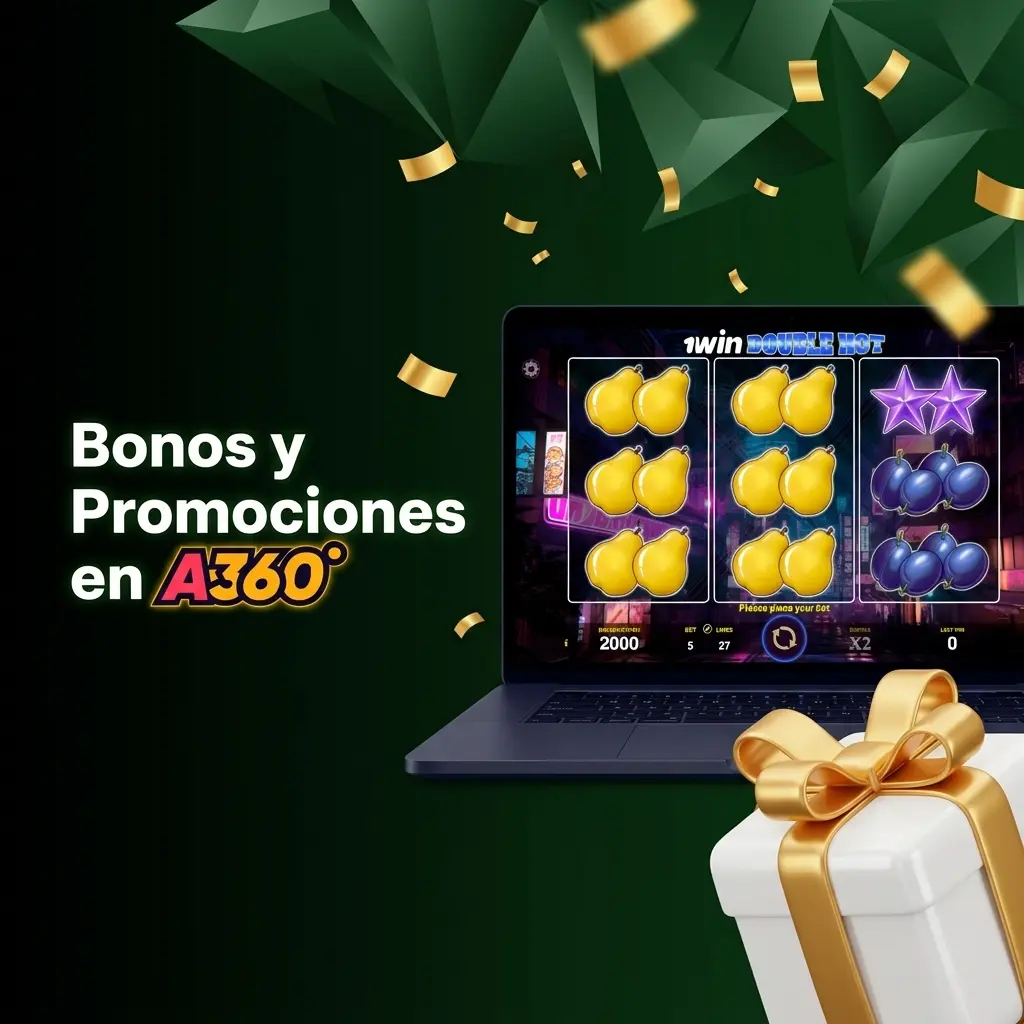 Bonos de bienvenida en A360: hasta 25,000 MXN y 150 giros gratis en 4 depósitos con cashback semanal