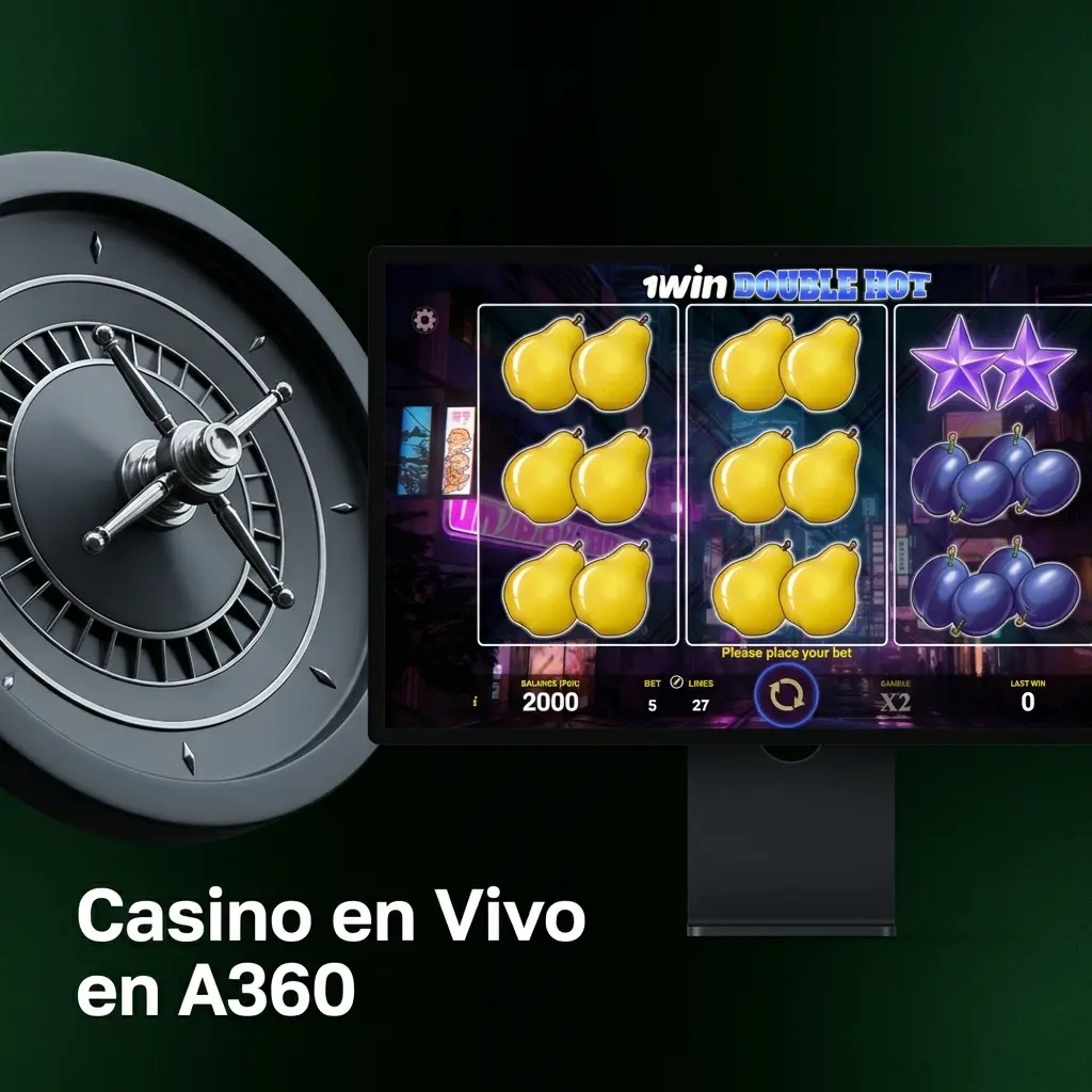 Casino en vivo A360 con crupieres reales y mesas en español para jugadores de México en HD
