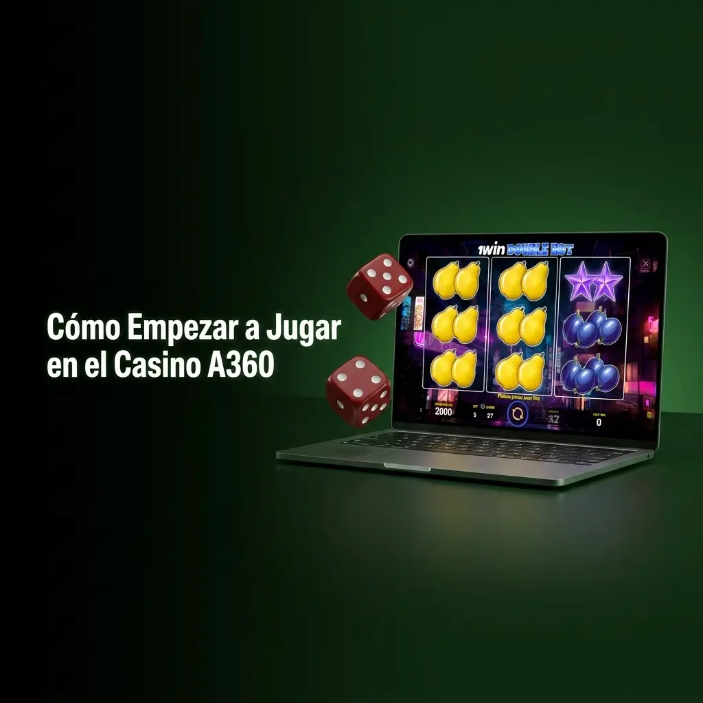 Pasos para empezar a jugar en Casino A360: registro, depósito, bono y selección de juegos