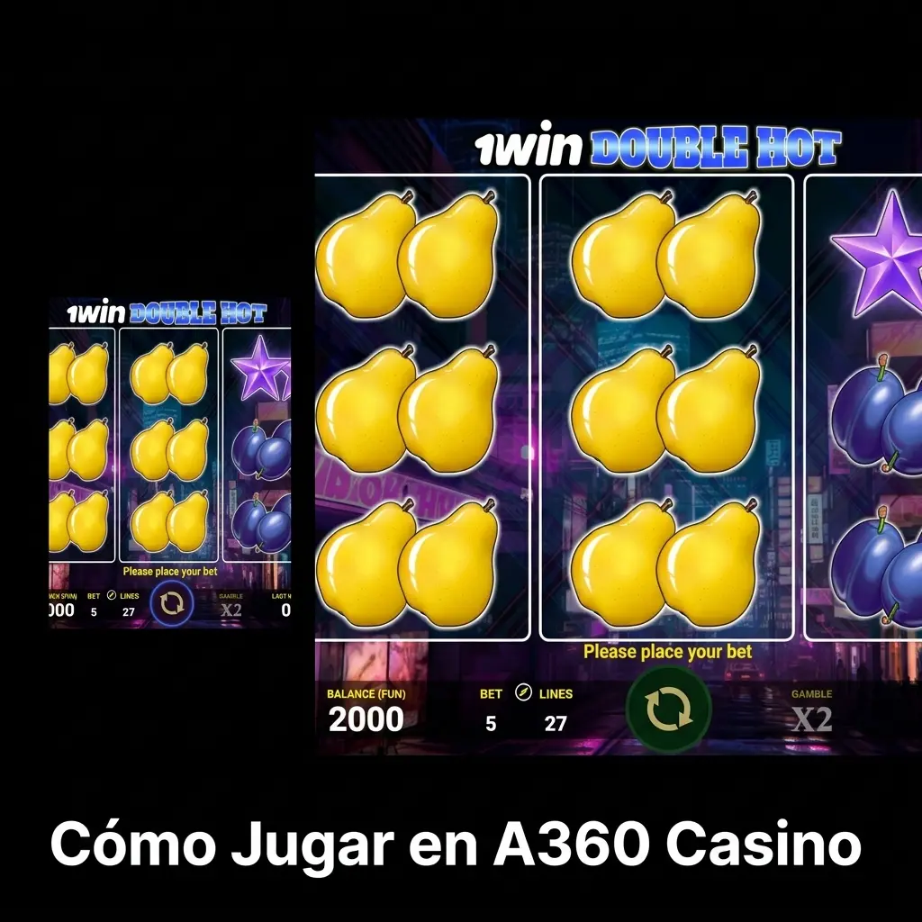 Guía paso a paso para jugar en A360 Casino con dinero real, depósitos y bonos de bienvenida en MXN