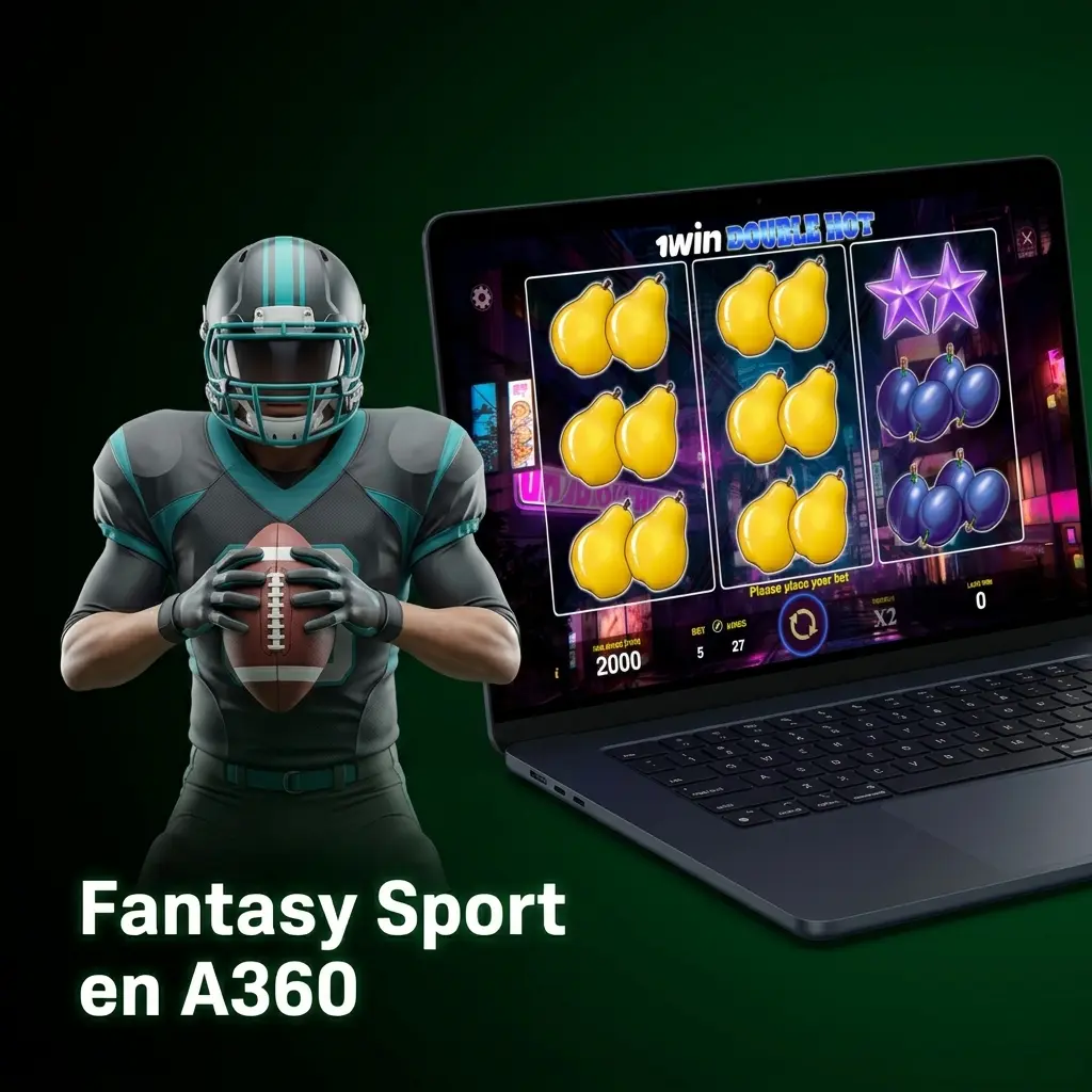 Interfaz de Fantasy Sport en A360 con equipos virtuales de fútbol, béisbol y más deportes disponibles en México
