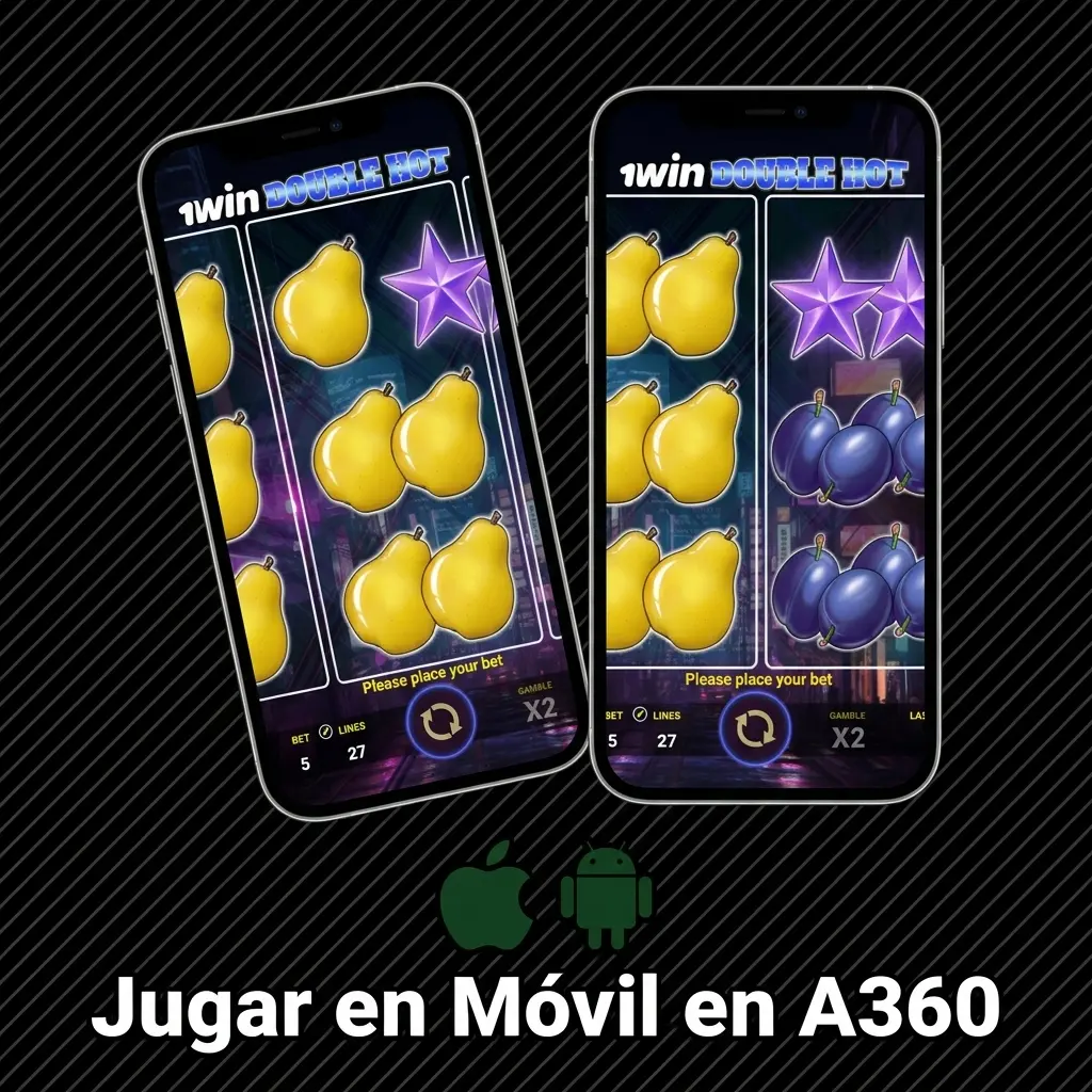 Jugador usando A360 casino móvil en smartphone iOS y Android desde México, sin app, con juegos y pagos disponibles