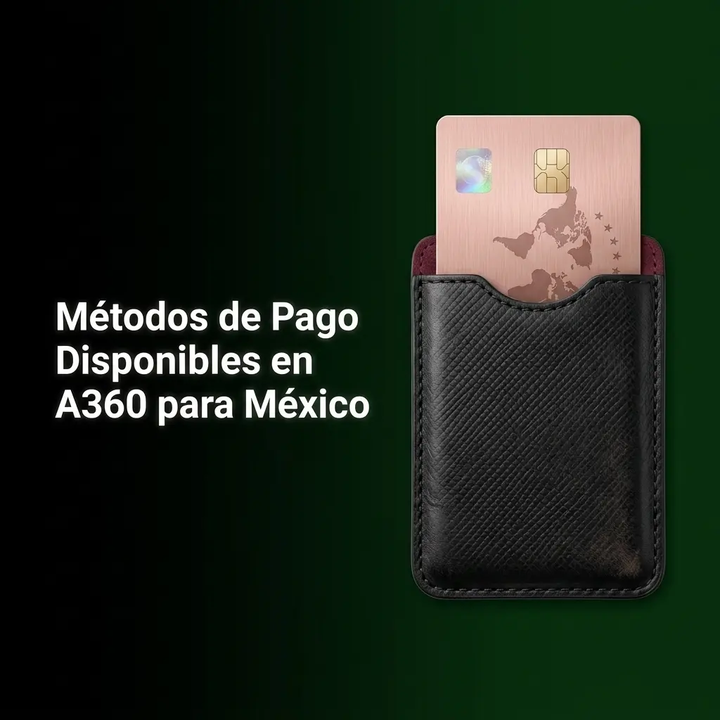 Métodos de pago en A360 México: SPEI, OXXO, Visa, Mastercard, criptomonedas, Skrill, Neteller y más.