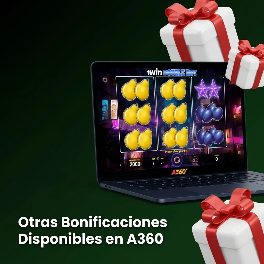 Bonificaciones recurrentes en A360: cashback, recarga, giros gratis, torneos y programa VIP para jugadores