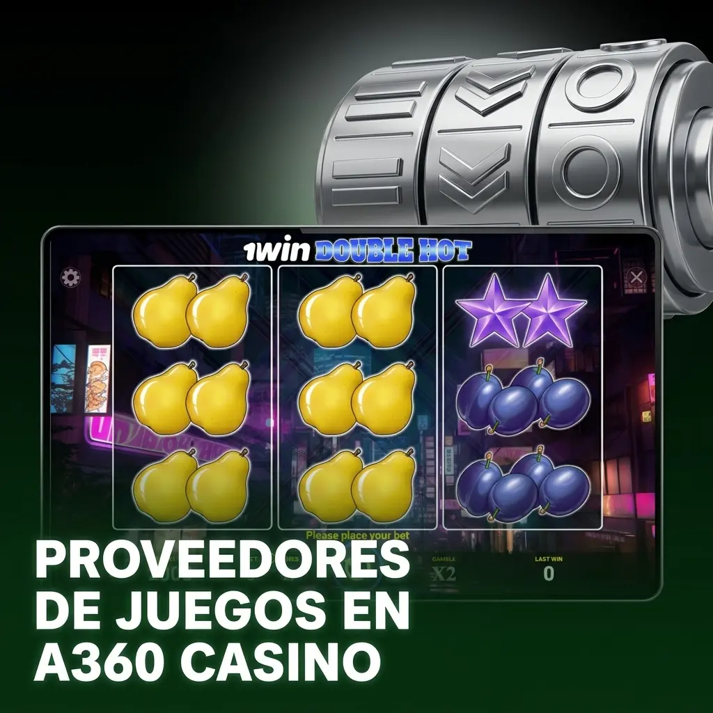 Proveedores de juegos en A360 Casino: Pragmatic Play, Evolution, NetEnt y más de 80 software certificados