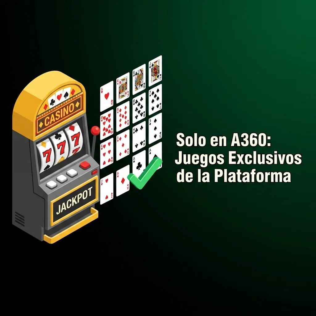 Juegos exclusivos de A360: slots, scratch, jackpot y más títulos únicos para el público latinoamericano