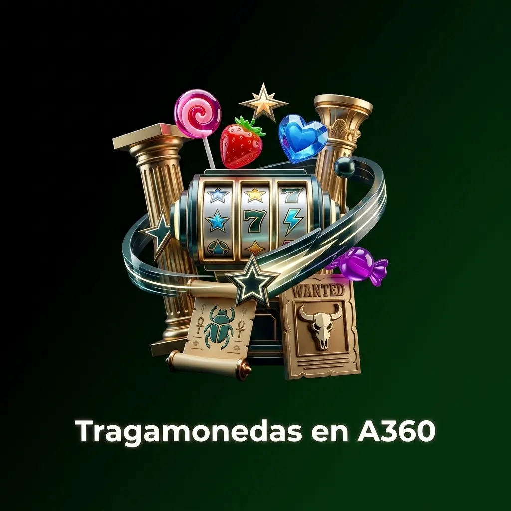 Tragamonedas en A360: slots de Pragmatic Play, NetEnt y BGaming con jackpots progresivos y modo demo disponible
