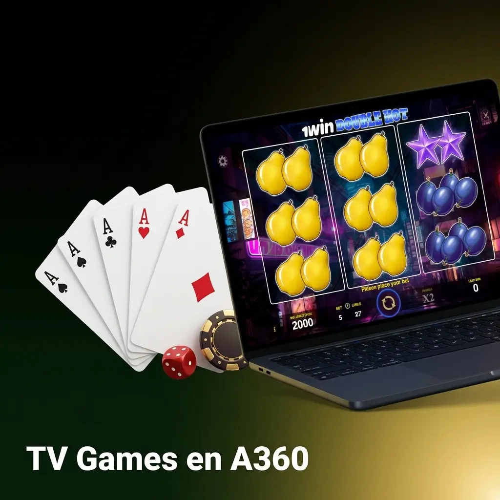 TV Games en A360: juegos de entretenimiento con presentadores en vivo, concursos de apuestas y premios en efectivo 24/7.