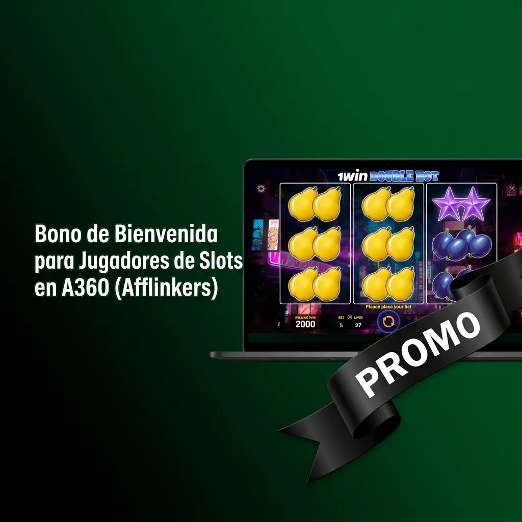 Bono de bienvenida A360 Afflinkers: hasta 200% más 150 giros gratis en tragamonedas seleccionadas