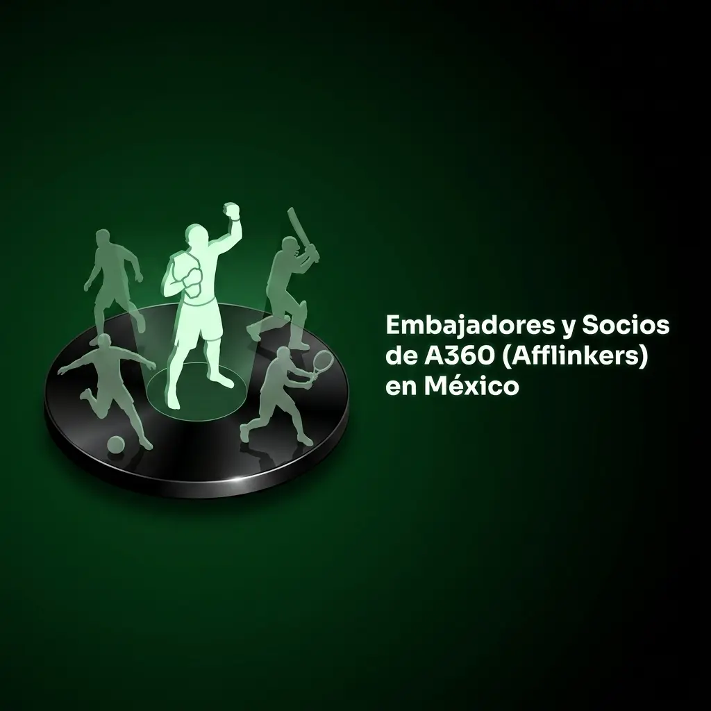 Embajadores y socios de A360 Afflinkers en México: deportes, streamers y red de afiliados locales