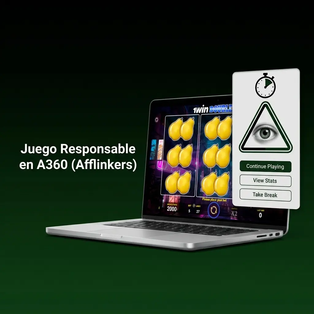 Herramientas de juego responsable en A360 Afflinkers: límites, autoexclusión y control de sesión en México