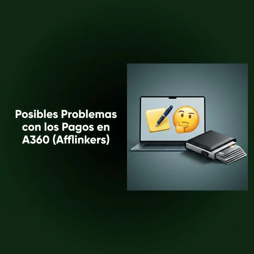 Problemas comunes con pagos en A360 Afflinkers: depósitos, retiros y soluciones disponibles