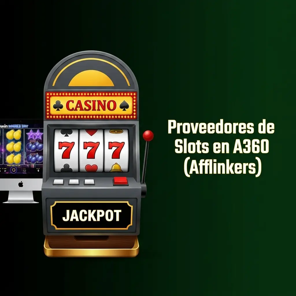 Proveedores de slots en A360 Afflinkers: Pragmatic Play, NetEnt, Play'n GO, Microgaming y más de 50 desarrolladores